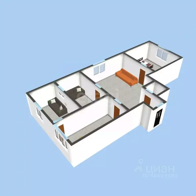 3-к кв. Краснодарский край, Геленджик Дивноморская ул., 37к15 (69.0 м) - Фото 1