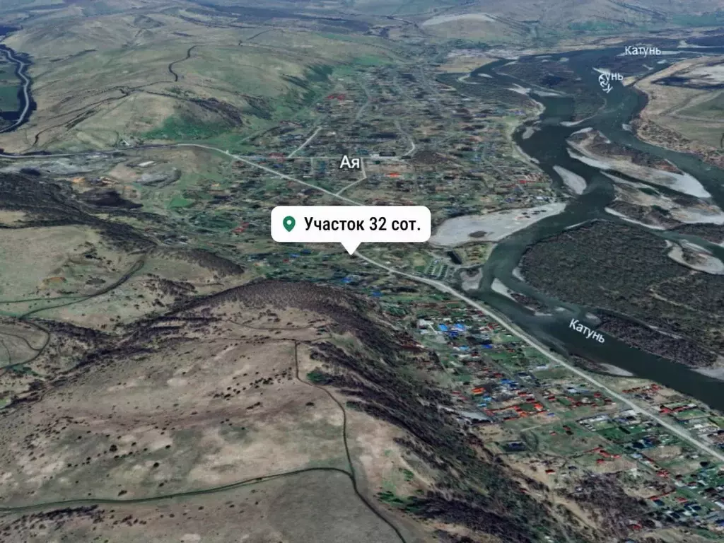 Участок в Алтайский край, Алтайский район, Айский сельсовет, с. Ая  ... - Фото 2