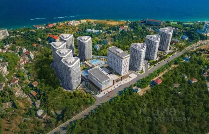 Студия Крым, Алушта ул. Западная, 4к5 (27.0 м) - Фото 2