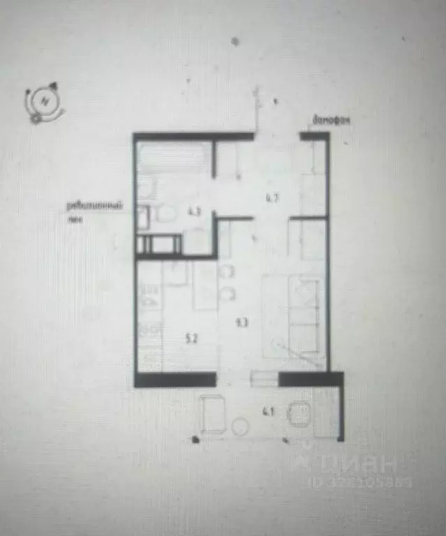 1-к кв. Санкт-Петербург пос. Шушары, ул. Чудовская, 14к1 (35.0 м) - Фото 2
