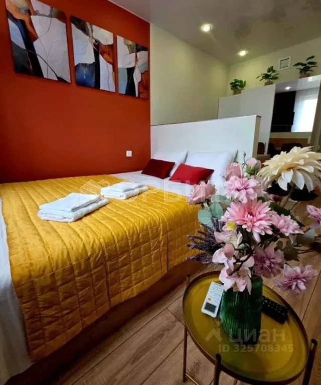 Студия Тюменская область, Тюмень ул. 2-я Луговая, 24к3 (19.0 м) - Фото 1