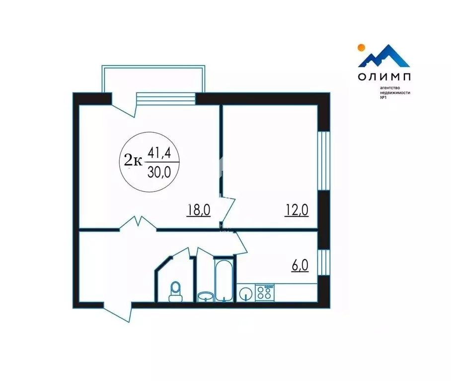 2-к кв. Ярославская область, Ярославль ул. Городской Вал, 9 (41.4 м) - Фото 2