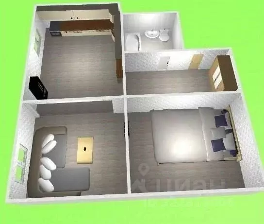 1-к кв. Камчатский край, Петропавловск-Камчатский ул. Беринга, 90 ... - Фото 1