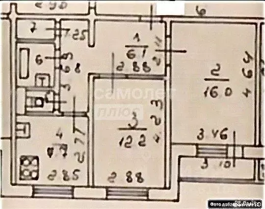 2-к кв. Липецкая область, Липецк ул. Имени А.И. Хорошавина, 13 (51.5 ... - Фото 2