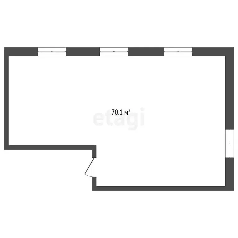 2-комнатная квартира: Нарткала, улица Маяковского, 1Г (70.1 м) - Фото 1