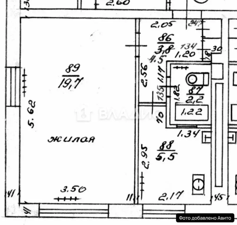 1-к кв. Калининградская область, Калининград Мукомольная ул., 12 (32.0 ... - Фото 2