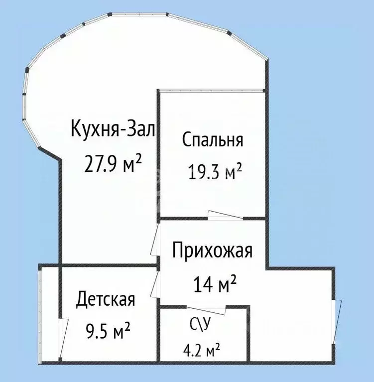 2-к кв. Дагестан, Махачкала ул. Даниялова, 120А (74.9 м) - Фото 2