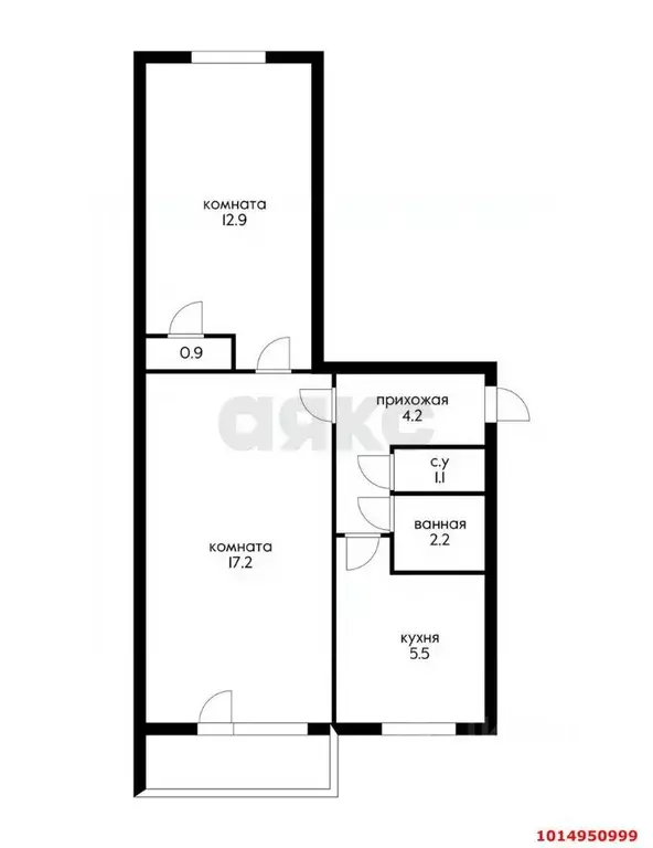 2-к кв. Краснодарский край, Краснодар пос. Березовый, ул. Археолога ... - Фото 2