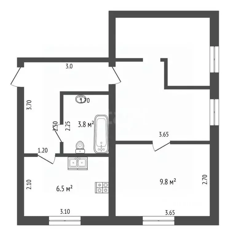 2-к кв. Марий Эл, Йошкар-Ола ул. Карла Маркса, 122 (46.0 м) - Фото 1