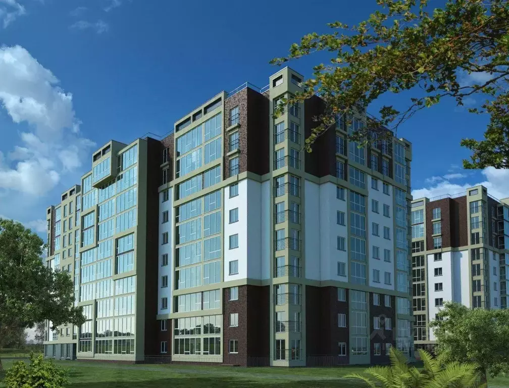 1-к кв. Калининградская область, Калининград Старокаменная ул., 3Б ... - Фото 2