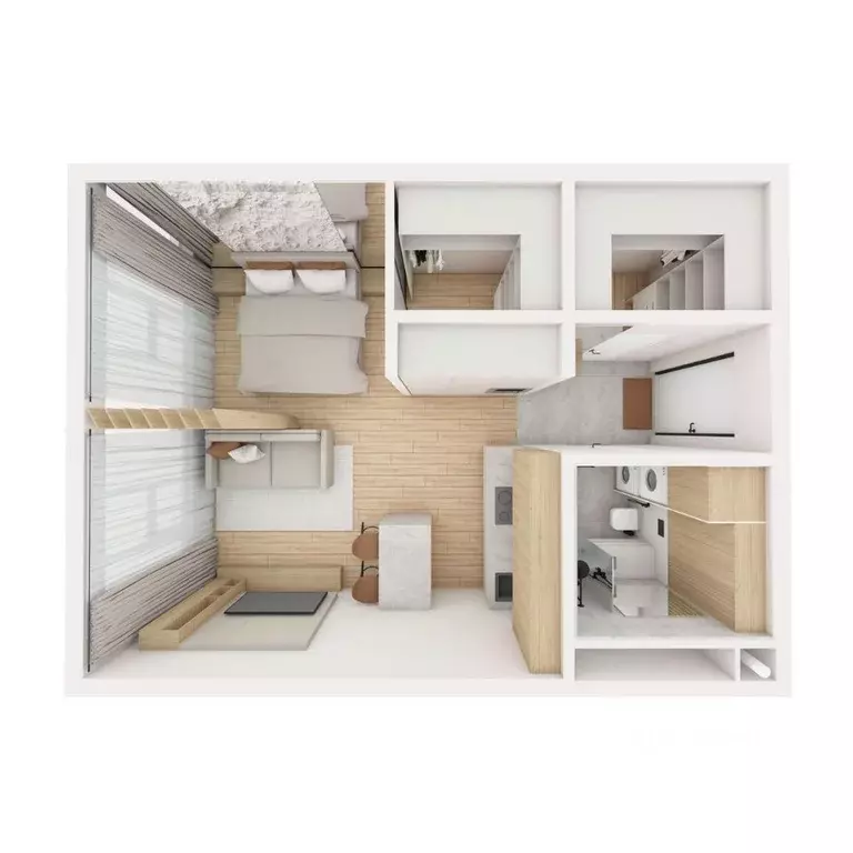 2-к кв. Приморский край, Владивосток ул. Нейбута (41.92 м) - Фото 2