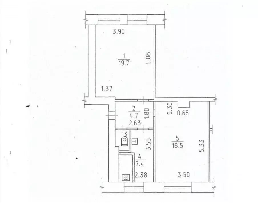 2-к кв. Удмуртия, Ижевск Красная ул., 131 (51.4 м) - Фото 1