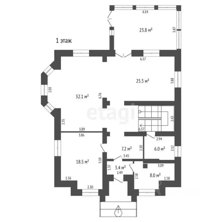 Дом в Калужская область, Калуга д. Волково, ул. Владимирская, 11 (294 ... - Фото 2