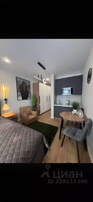 Студия Краснодарский край, Сочи Бытха мкр, ул. Ясногорская, 16 (26.0 ... - Фото 1