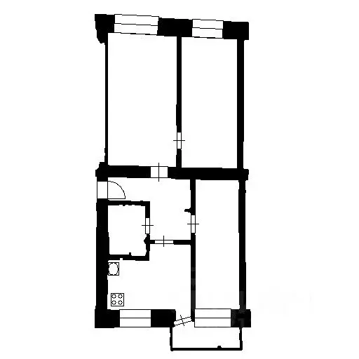 3-к кв. Татарстан, Зеленодольск ул. Фрунзе, 20 (58.5 м) - Фото 1