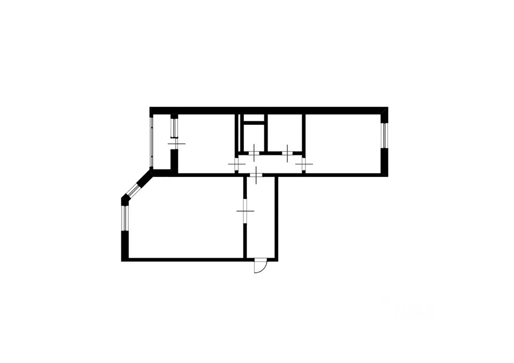 2-к кв. Московская область, Домодедово ул. Курыжова, 28к1 (55.0 м) - Фото 1