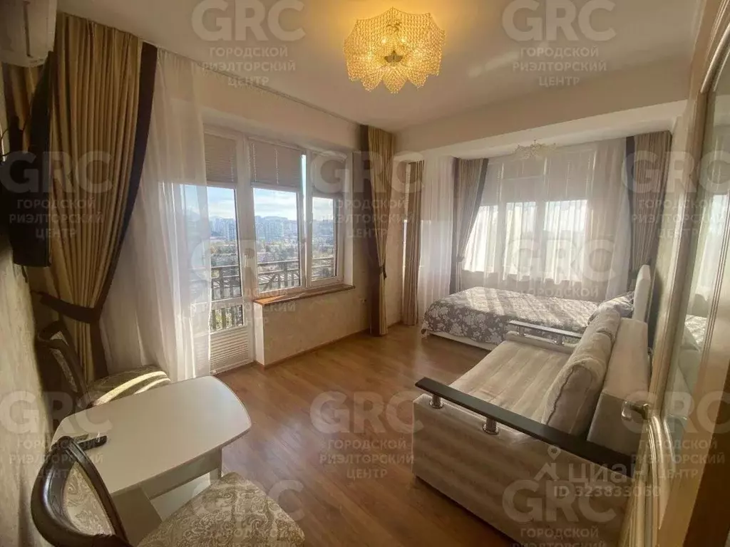 1-к кв. Краснодарский край, Сочи Новый Сочи мкр, ул. Цюрупы, 34 (36.4 ... - Фото 1