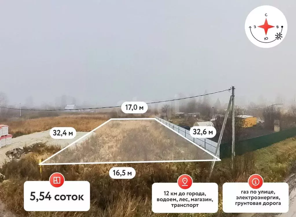 Участок в Тюменская область, Тюмень Поле Чудес-2 садовое товарищество, ... - Фото 1