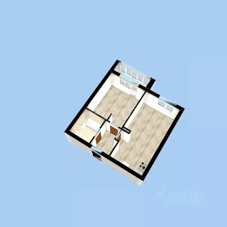 2-к кв. Башкортостан, Уфа ул. Артезианская, 11 (37.0 м) - Фото 2