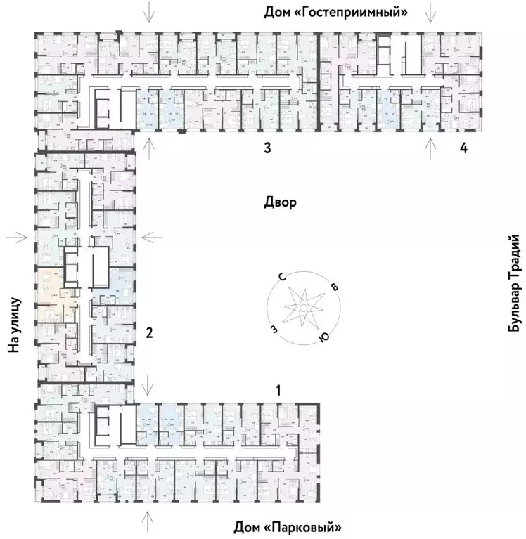 3-к кв. Тюменская область, Тюмень ул. Новоселов, 100 (55.84 м) - Фото 1