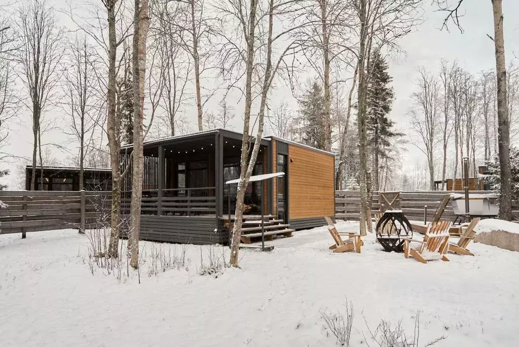 Дом в Ленинградская область, Приозерский район, Сосновское с/пос, д. ... - Фото 2