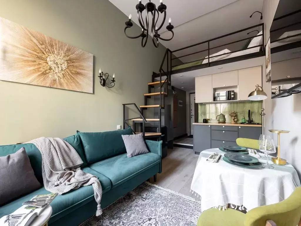 Студия Санкт-Петербург ул. Пестеля, 14 (25.0 м) - Фото 1