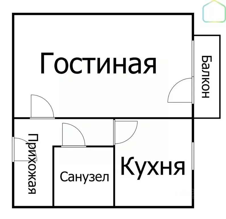 1-к кв. Рязанская область, Рязань Касимовское ш., 13 (32.3 м) - Фото 1