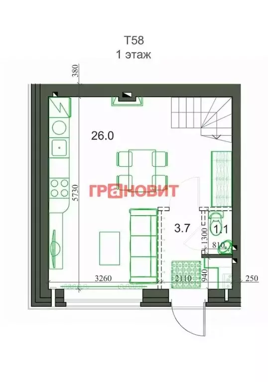 Таунхаус в Новосибирская область, с. Новолуговое, Березки-2 мкр, 5-й ... - Фото 1