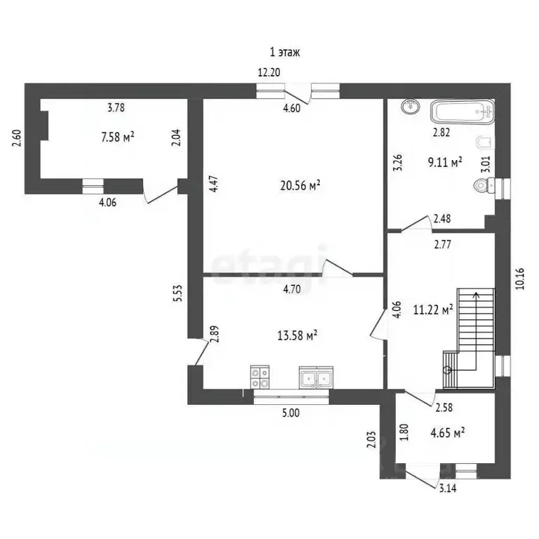 Дом в Калининградская область, Калининград Медик СНТ, проезд 8-й, 3 ... - Фото 2