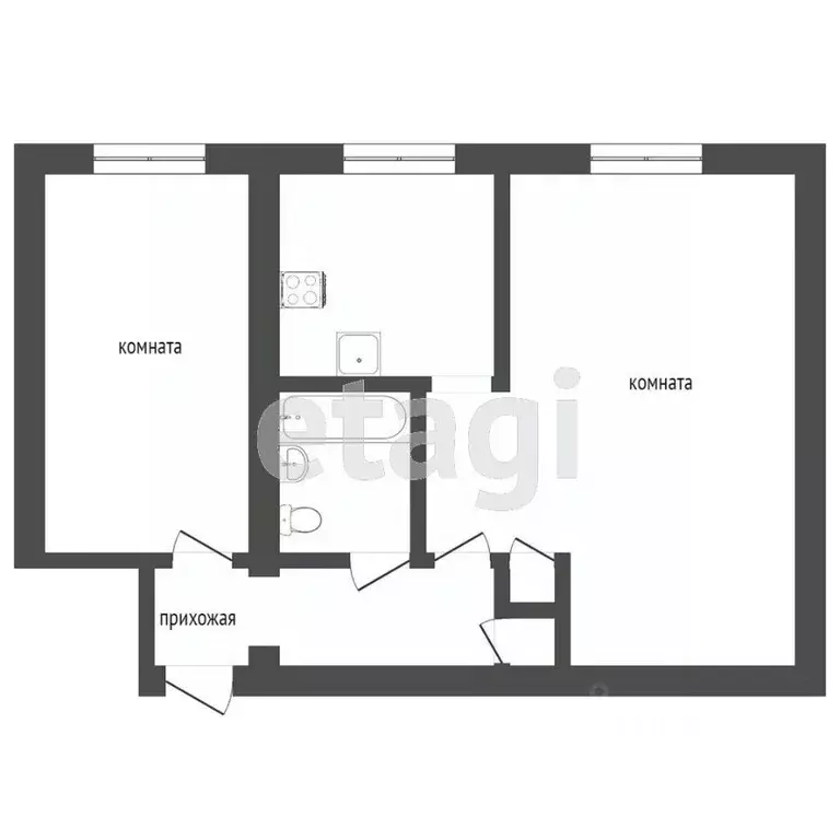 2-к кв. Камчатский край, Петропавловск-Камчатский Советская ул., 20 ... - Фото 1