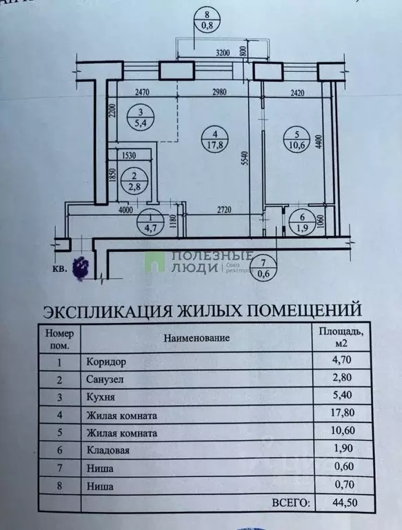 2-к кв. Забайкальский край, Чита ул. Строителей, 6 (44.5 м) - Фото 1