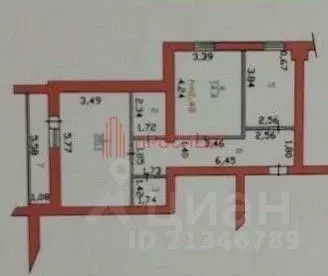 2-к кв. Пензенская область, Пенза ул. Кордон Студеный, 41 (70.1 м) - Фото 1