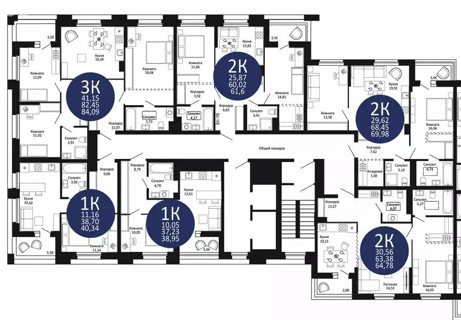 1-комнатная квартира: Новосибирск, жилой комплекс 1-й на Рябиновой ... - Фото 2