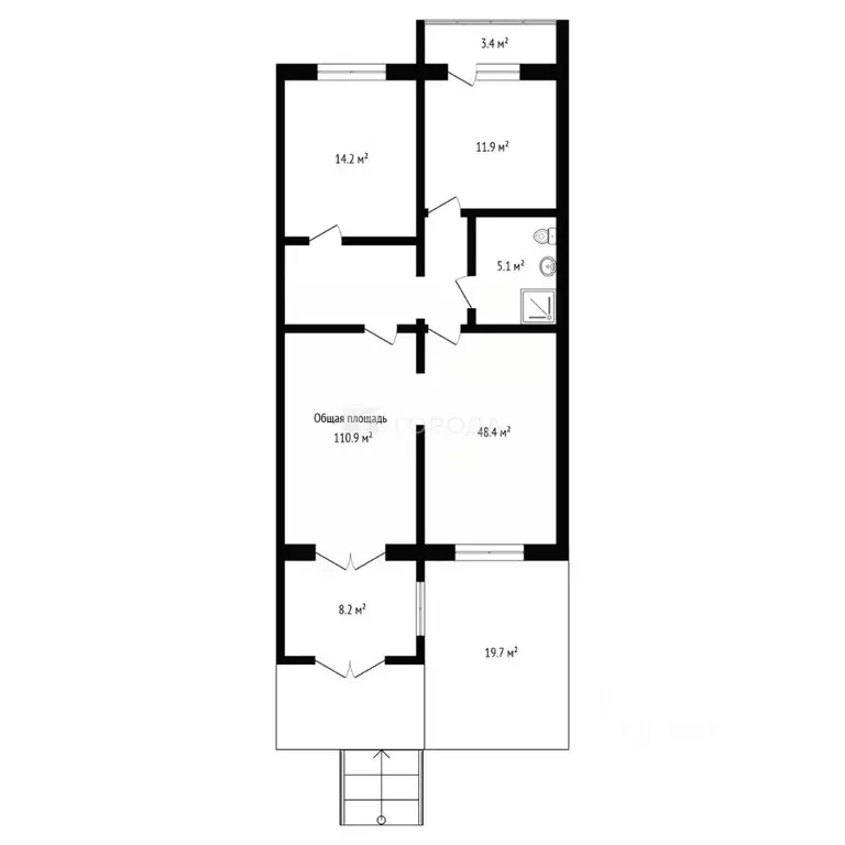 Офис в Новосибирская область, Новосибирск ул. Объединения, 4 (111 м) - Фото 2