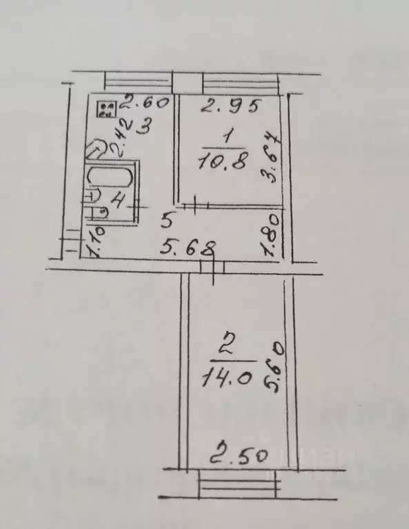 2-к кв. Коми, Сыктывкар Коммунистическая ул., 78 (44.0 м) - Фото 1