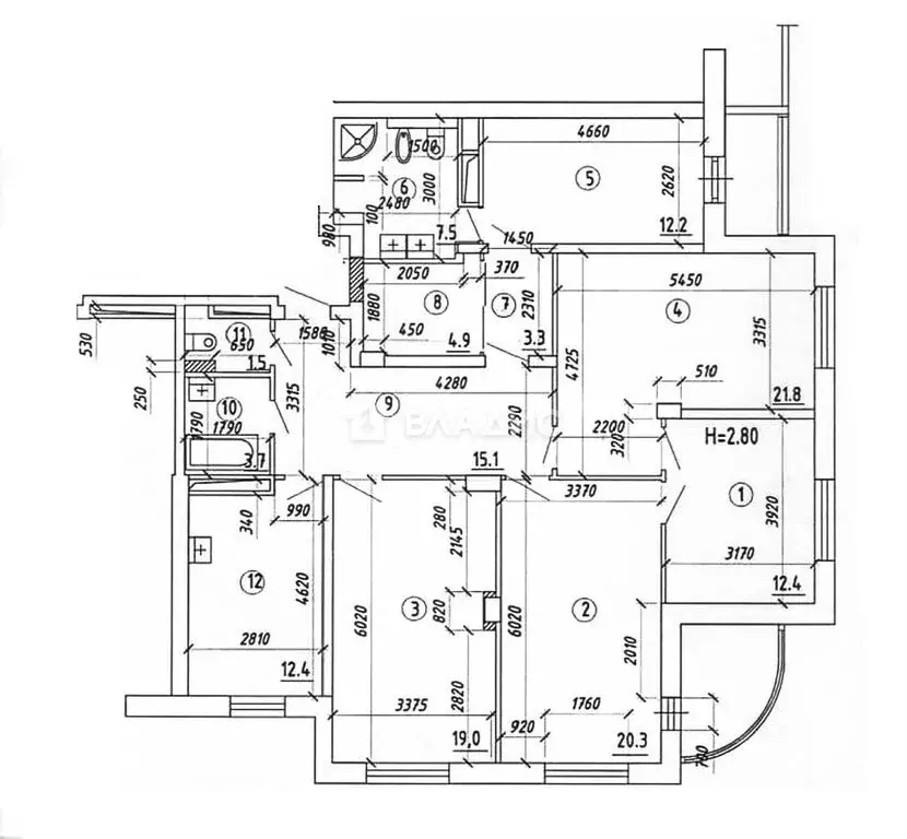 4-комнатная квартира: Пермь, шоссе Космонавтов, 217 (134.1 м) - Фото 2