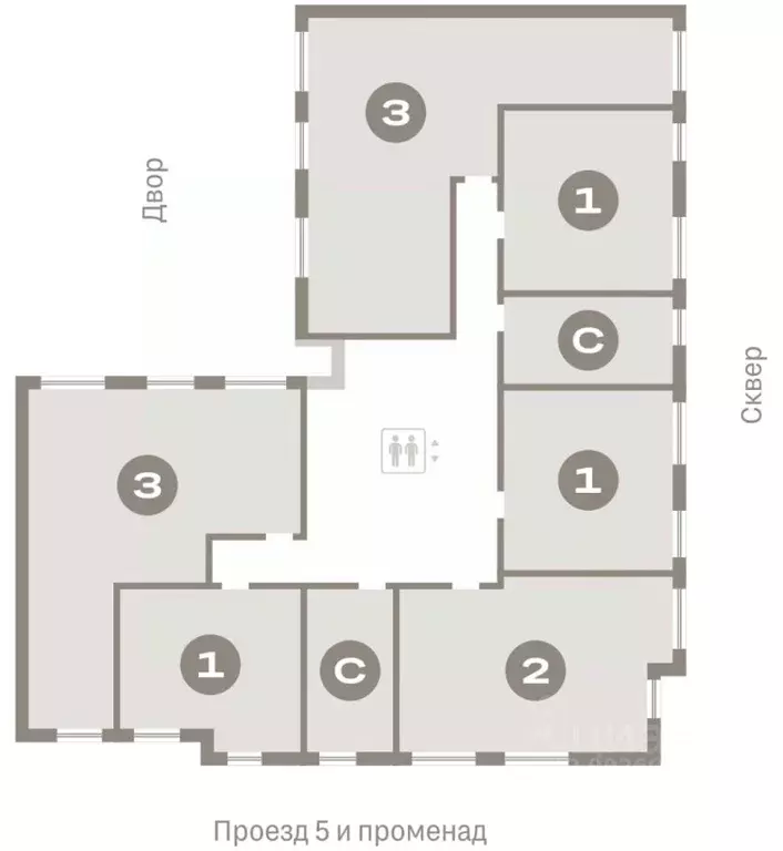 3-к кв. Свердловская область, Екатеринбург Академический мкр, 19-й ... - Фото 1