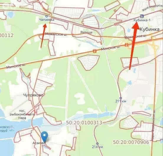 Участок в Одинцовский городской округ, деревня Асаково (24.6 м) - Фото 0