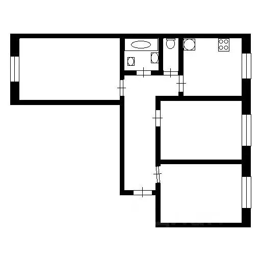 3-к кв. Омская область, Омск Сибирский просп., 8 (76.0 м) - Фото 1