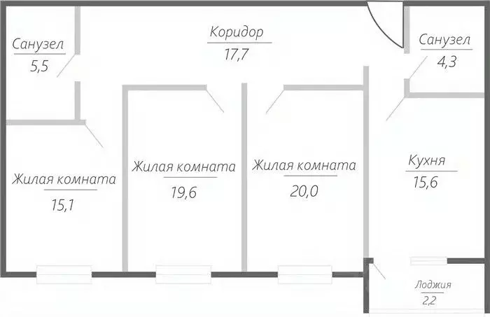 3-к кв. Самарская область, Тольятти ул. Фрунзе, 2В (100.0 м) - Фото 0