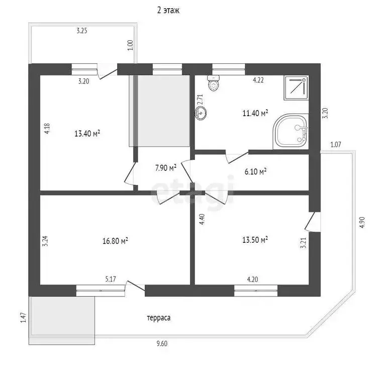 Дом в Севастополь, улица Загордянского (150 м) - Фото 2