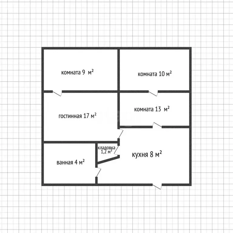 Дом в Майкоп, Кубанская улица (62.2 м) - Фото 1