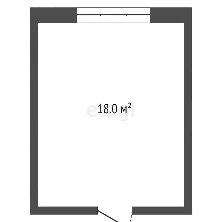 1к в -комнатной квартире (18 м) - Фото 0