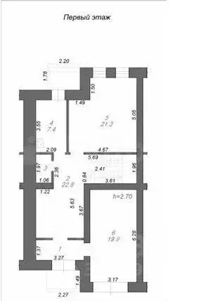 Таунхаус в Тверская область, Тверь ул. Белинского, 24 (227 м) - Фото 2