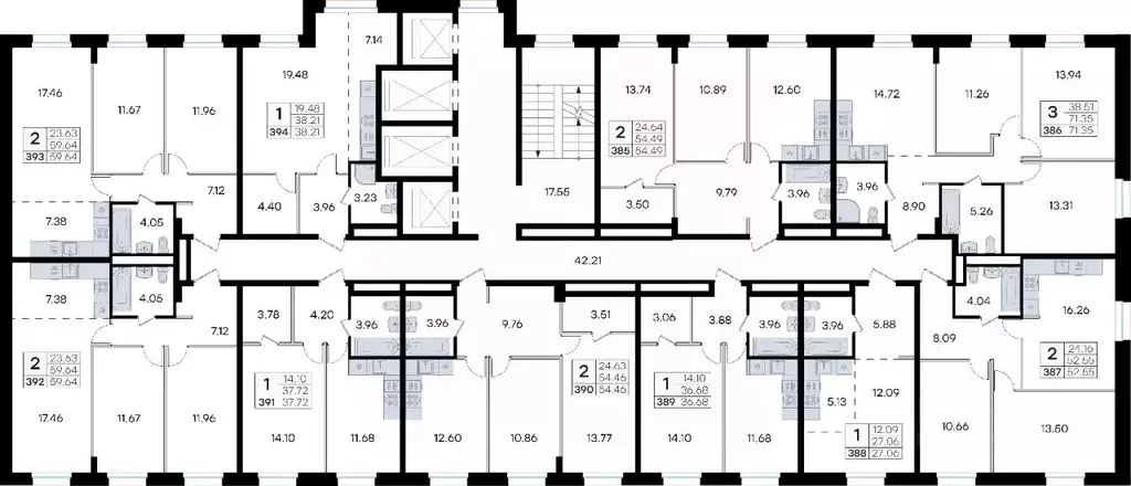 Студия Приморский край, Владивосток ул. Тухачевского, 80 (38.21 м) - Фото 1