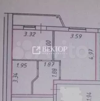 1-к. квартира, 41 м, 3/3 эт. - Фото 0