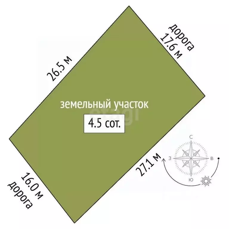 Участок в Севастополь Орбита садоводческое товарищество, 102 (4.46 ... - Фото 2