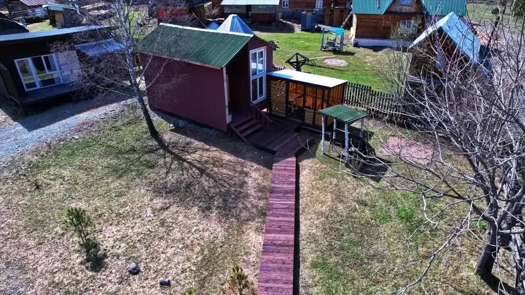 Дом в Алтай, Турочакский район, с. Иогач Набережная ул., 7Б (40 м) - Фото 0