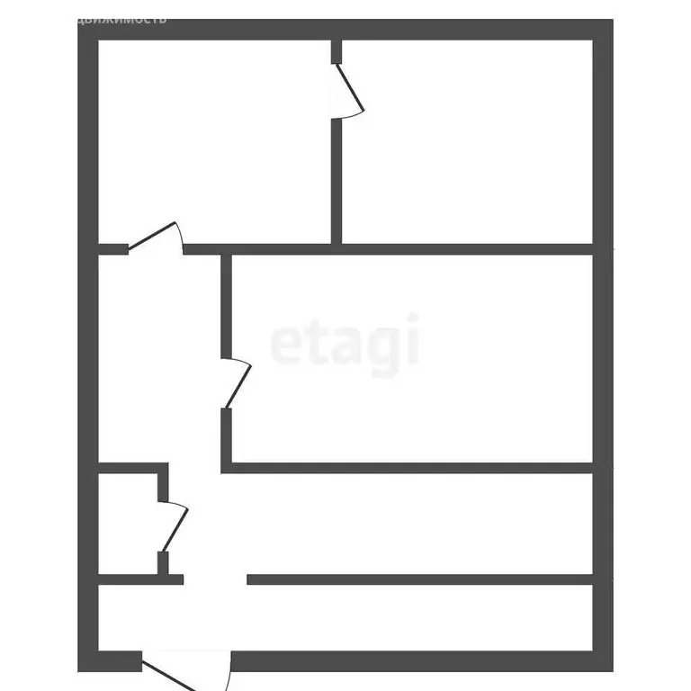 Дом в село Степное, улица Гагарина (48.5 м) - Фото 1