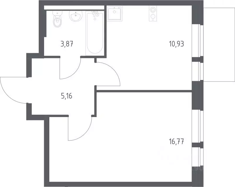 1-к кв. Московская область, Балашиха Квартал Авиаторов жилой комплекс, ... - Фото 1
